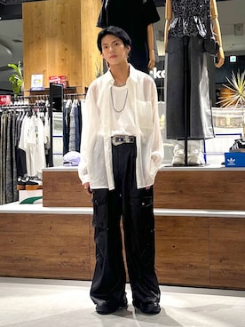 「PAGEBOY（ページボーイ）のアイテム」を使った、かなうさん（メンズ・172cm）の夏コーディネート