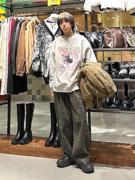 かなうさん（メンズ・172cm）の冬コーディネート