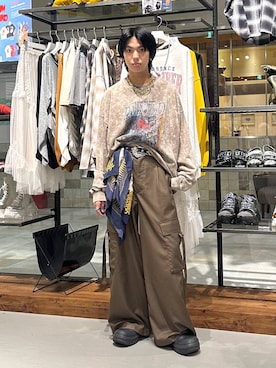 「PBLIM（ページボーイリム）のアイテム」を使った、かなうさん（メンズ・172cm）の秋コーディネート