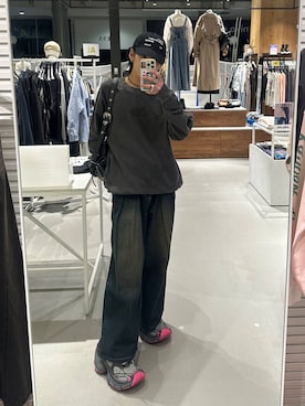 「PAGEBOY（ページボーイ）のアイテム（帽子）」を使った、かなうさん（メンズ・172cm）の春コーディネート