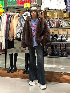 かなうさん（メンズ・172cm）の冬コーディネート