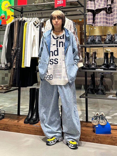 PAGEBOY広島府中イオンモール店かなうさんのデニムパンツを使った