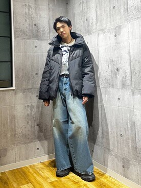 「PAGEBOY（ページボーイ）のアイテム（パンツ）」を使った、かなうさん（メンズ・172cm）の冬コーディネート