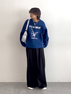 「PAGEBOY（ページボーイ）のアイテム（バッグ）」を使った、かなうさん（メンズ・172cm）の秋コーディネート