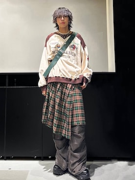 「PAGEBOY（ページボーイ）のアイテム（ブーツ）」を使った、かなうさん（メンズ・172cm）の秋コーディネート