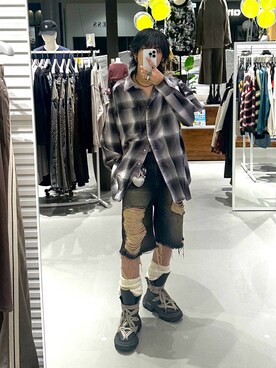 「PAGEBOY（ページボーイ）のアイテム（パンツ）」を使った、かなうさん（メンズ・172cm）の秋コーディネート