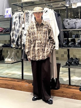 「PBLIM（ページボーイリム）のアイテム」を使った、かなうさん（メンズ・172cm）の秋コーディネート