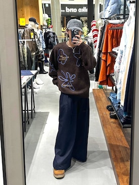 「PAGEBOY（ページボーイ）のアイテム（パンツ）」を使った、かなうさん（メンズ・172cm）の冬コーディネート