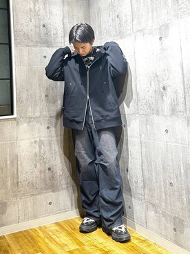 「PAGEBOY（ページボーイ）のアイテム（トップス）」を使った、かなうさん（メンズ・172cm）の冬コーディネート