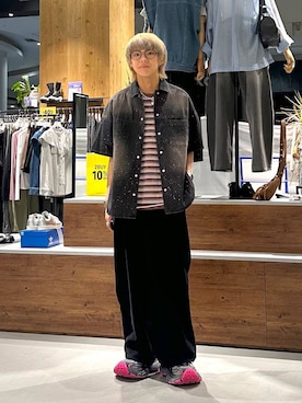 「PAGEBOY（ページボーイ）のアイテム」を使った、かなうさん（メンズ・172cm）の春コーディネート