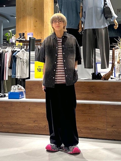 セール】《UNISEX》ワイドタックパンツ（チノパンツ）｜PBLIM