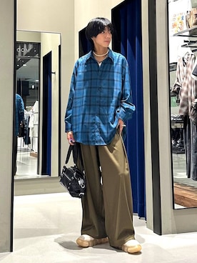 「PBLIM（ページボーイリム）のアイテム」を使った、かなうさん（メンズ・172cm）の夏コーディネート