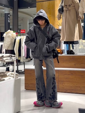 「PAGEBOY（ページボーイ）のアイテム（パンツ）」を使った、かなうさん（メンズ・172cm）の冬コーディネート