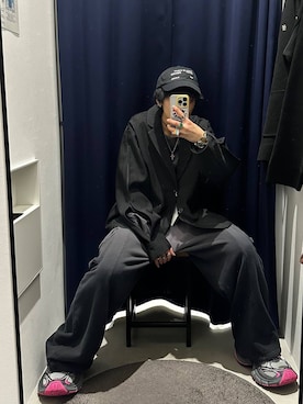 「PAGEBOY（ページボーイ）のアイテム（トップス）」を使った、かなうさん（メンズ・172cm）の冬コーディネート