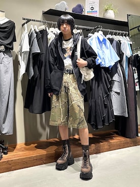 「ジップパーカー」｜かなうさん（メンズ・172cm）の春コーディネート