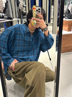 「PBLIM（ページボーイリム）のアイテム」を使った、かなうさん（メンズ・172cm）の夏コーディネート