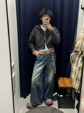 「PAGEBOY（ページボーイ）のアイテム（パンツ）」を使った、かなうさん（メンズ・172cm）の冬コーディネート
