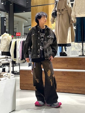 「PAGEBOY（ページボーイ）のアイテム（ジャケット/アウター）」を使った、かなうさん（メンズ・172cm）の冬コーディネート