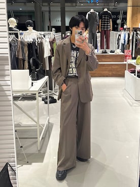 「アイテム（テーラードジャケット）」を使った、かなうさん（メンズ・172cm）の夏コーディネート