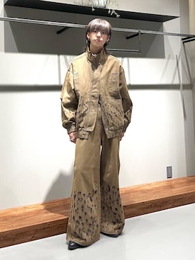 「Anui（アニュイ）のアイテム（ジャケット/アウター）」を使った、かなうさん（メンズ・172cm）の秋コーディネート