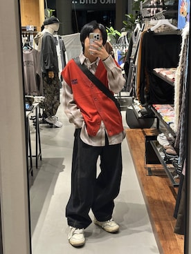 「PBLIM（ページボーイリム）のアイテム」を使った、かなうさん（メンズ・172cm）の秋コーディネート