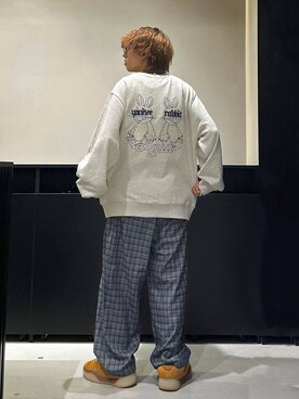 「Anui（アニュイ）のアイテム（スウェット）」を使った、かなうさん（メンズ・172cm）の秋コーディネート