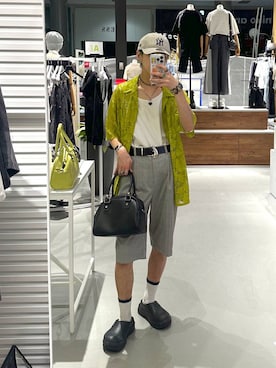 「PAGEBOY（ページボーイ）のアイテム（パンツ）」を使った、かなうさん（メンズ・172cm）の夏コーディネート