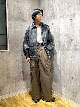 「PAGEBOY（ページボーイ）のアイテム」を使った、かなうさん（メンズ・172cm）の秋コーディネート
