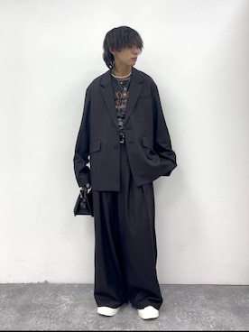 「Anui（アニュイ）のアイテム（ジャケット/アウター）」を使った、かなうさん（メンズ・172cm）の秋コーディネート