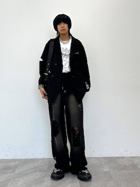 「PAGEBOY（ページボーイ）のアイテム（ジャケット/アウター）」を使った、かなうさん（メンズ・172cm）の夏コーディネート