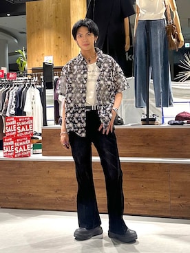 「PAGEBOY」｜かなうさん（メンズ・172cm）の夏コーディネート