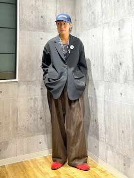 「PAGEBOY（ページボーイ）のアイテム（ジャケット/アウター）」を使った、かなうさん（メンズ・172cm）の春コーディネート