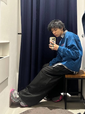 「PAGEBOY（ページボーイ）のアイテム（パンツ）」を使った、かなうさん（メンズ・172cm）の冬コーディネート