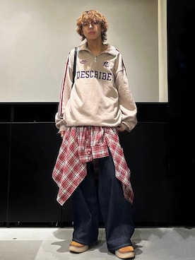 「PAGEBOY（ページボーイ）のアイテム（パンツ）」を使った、かなうさん（メンズ・172cm）の秋コーディネート