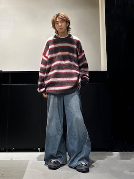 「Anui（アニュイ）のアイテム（パンツ）」を使った、かなうさん（メンズ・172cm）の秋コーディネート