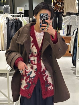 「PAGEBOY（ページボーイ）のアイテム（ジャケット/アウター）」を使った、かなうさん（メンズ・172cm）の冬コーディネート