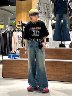 「PAGEBOY（ページボーイ）のアイテム（パンツ）」を使った、かなうさん（メンズ・172cm）の春コーディネート
