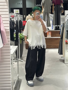 「Anui（アニュイ）のアイテム」を使った、かなうさん（メンズ・172cm）の夏コーディネート