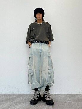 「PAGEBOY（ページボーイ）のアイテム（パンツ）」を使った、かなうさん（メンズ・172cm）の夏コーディネート
