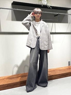「PAGEBOY（ページボーイ）のアイテム（ジャケット/アウター）」を使った、かなうさん（メンズ・172cm）の夏コーディネート