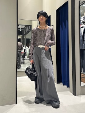 「PAGEBOY（ページボーイ）のスタッズZIPミニボストンバッグ（ショルダーバッグ、ブラック系）」を使った、かなうさん（メンズ・172cm）の夏コーディネート