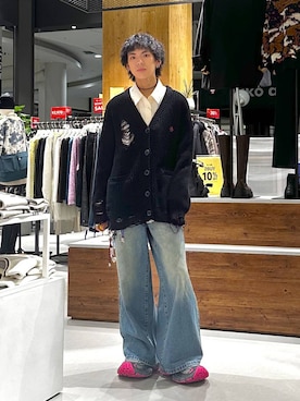 「PAGEBOY（ページボーイ）のアイテム（パンツ）」を使った、かなうさん（メンズ・172cm）の冬コーディネート