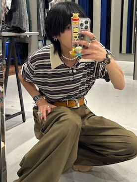 「PBLIM（ページボーイリム）のアイテム」を使った、かなうさん（メンズ・172cm）の夏コーディネート
