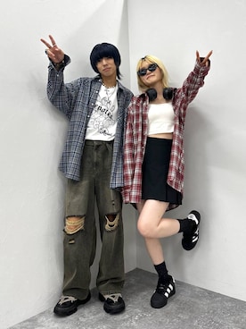 「PAGEBOY（ページボーイ）のアイテム（パンツ）」を使った、かなうさん（メンズ・172cm）の夏コーディネート