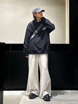 「PAGEBOY（ページボーイ）のアイテム（帽子）」を使った、かなうさん（メンズ・172cm）の秋コーディネート