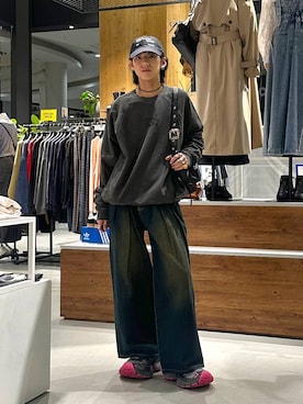「PAGEBOY（ページボーイ）のアイテム（帽子）」を使った、かなうさん（メンズ・172cm）の冬コーディネート