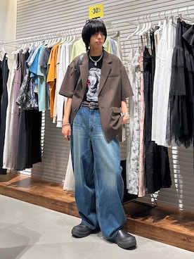 かなうさん（メンズ・172cm）の春コーディネート