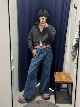 「PAGEBOY（ページボーイ）のアイテム（パンツ）」を使った、かなうさん（メンズ・172cm）の冬コーディネート