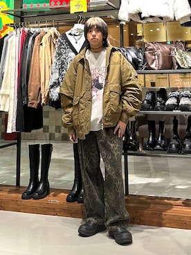 かなうさん（メンズ・172cm）の冬コーディネート