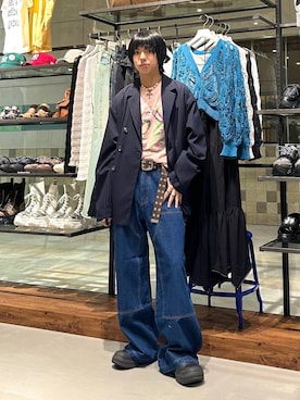 かなうさん(メンズ・172cm)の春コーディネート